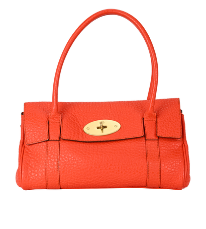 East West Bayswater, £320, Handbags, Orange, Leather, Front view
